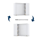 Aéreo esquinero Americana blanco 94cm