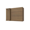 Aéreo esquinero Stella café 1 puerta 94cm