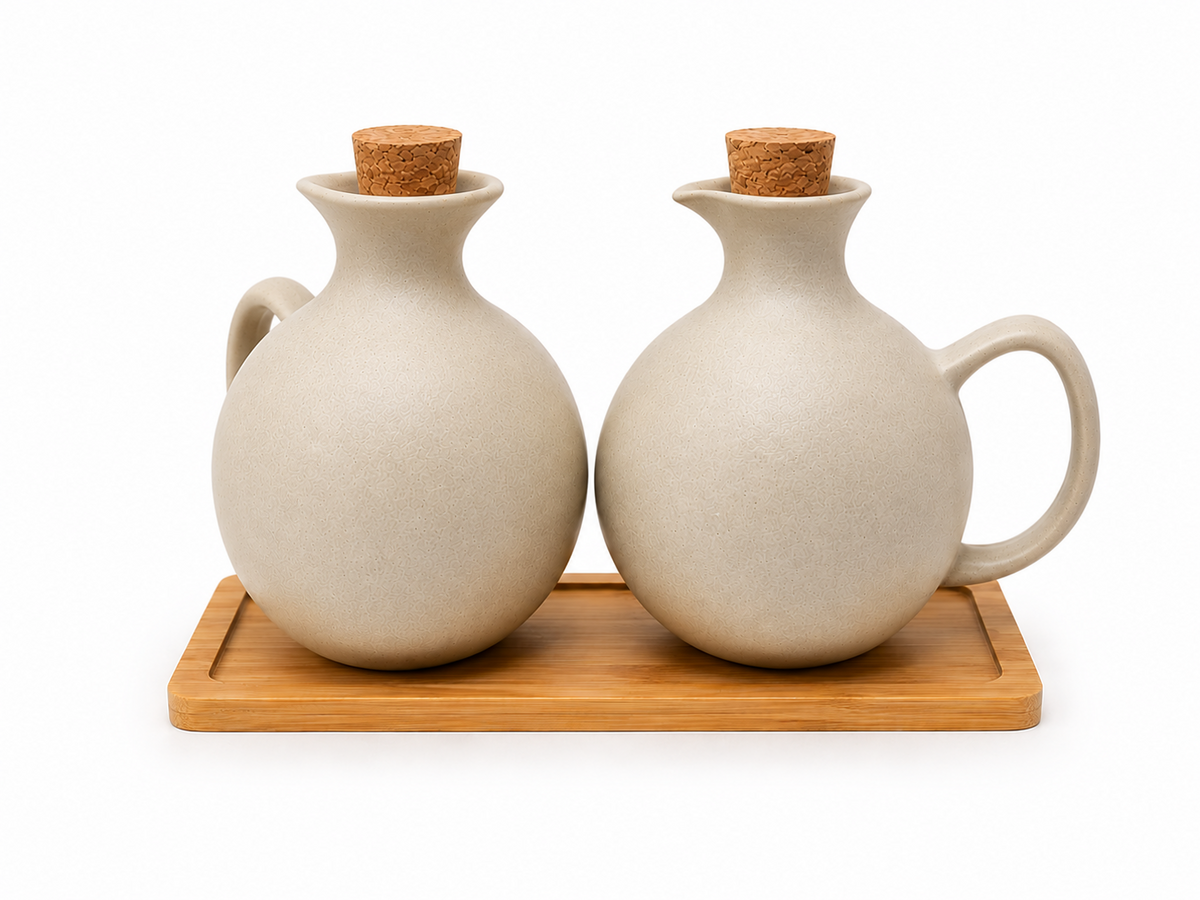 Alcuza cerámica 2 piezas 500ml
