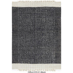 Alfombra 120x180cm Cliford negro blanco