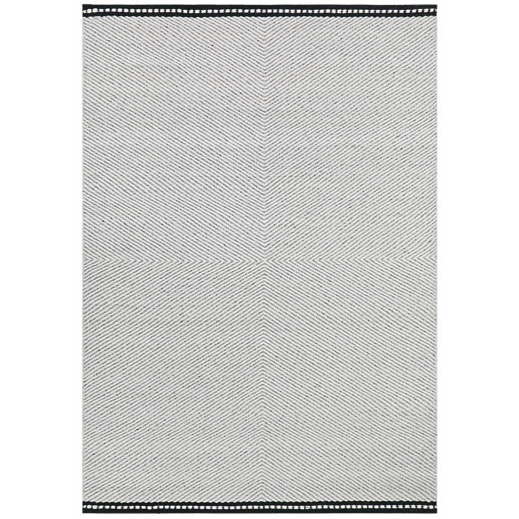 Alfombra 120x180cm Kanigo marfil/negro