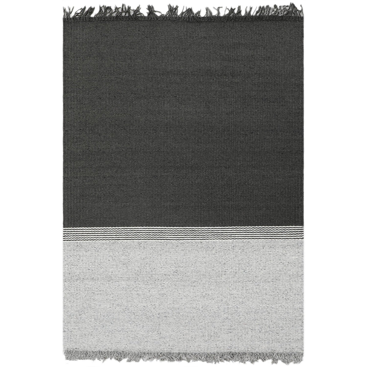 Alfombra 120x180cm Ogato marfil/grafito