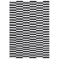 Alfombra 120x180cm Rila blanco/negro