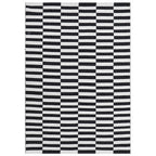 Alfombra 120x180cm Rila blanco/negro