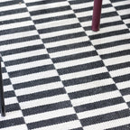 Alfombra 180x270cm Rila blanco/negro