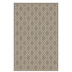 Alfombra exterior PP 150x200cm Negro/Beige