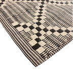 Alfombra exterior PP 150x200cm Negro/Beige