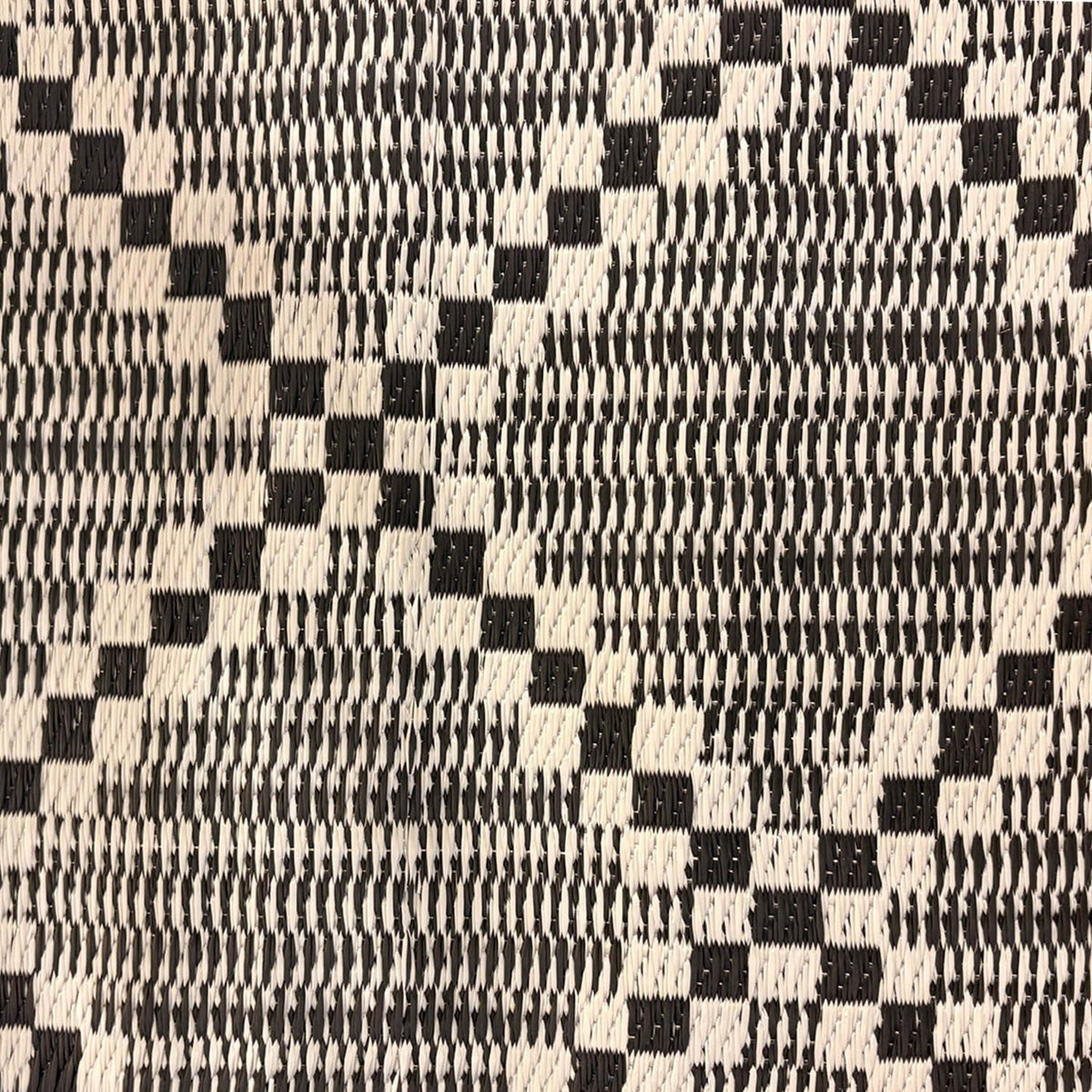 Alfombra exterior PP 150x200cm Negro/Beige