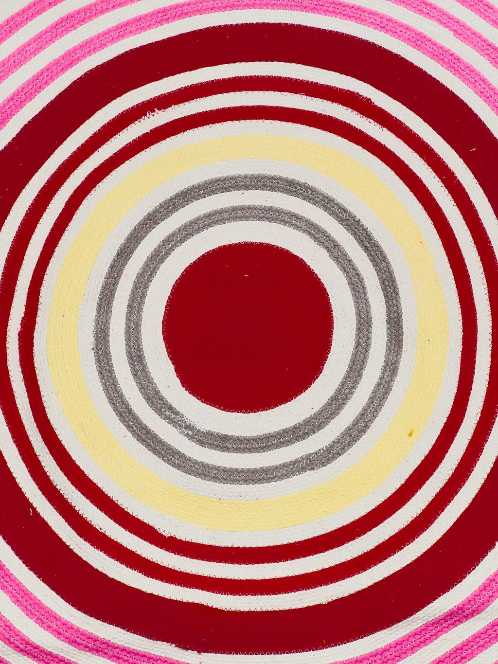 Alfombra infantil 120cm franjas circular
