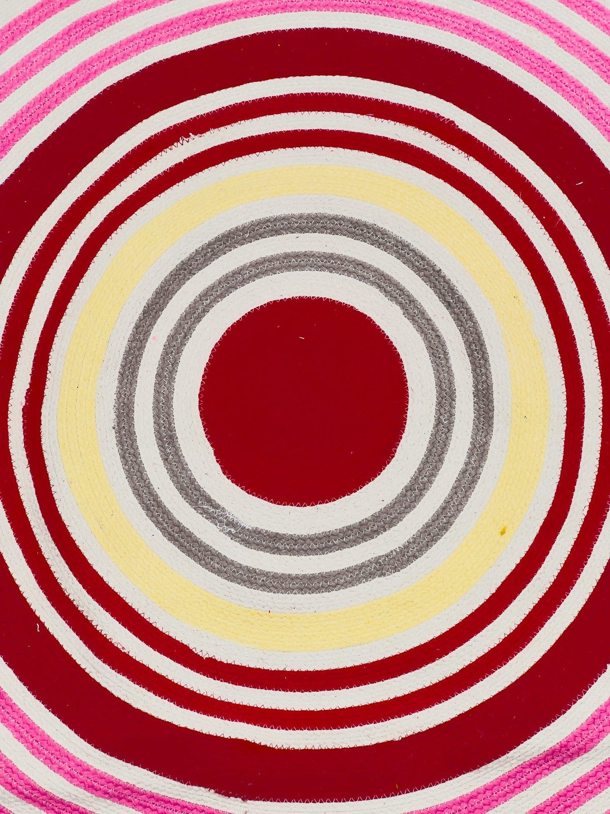 Alfombra infantil 120cm franjas circular