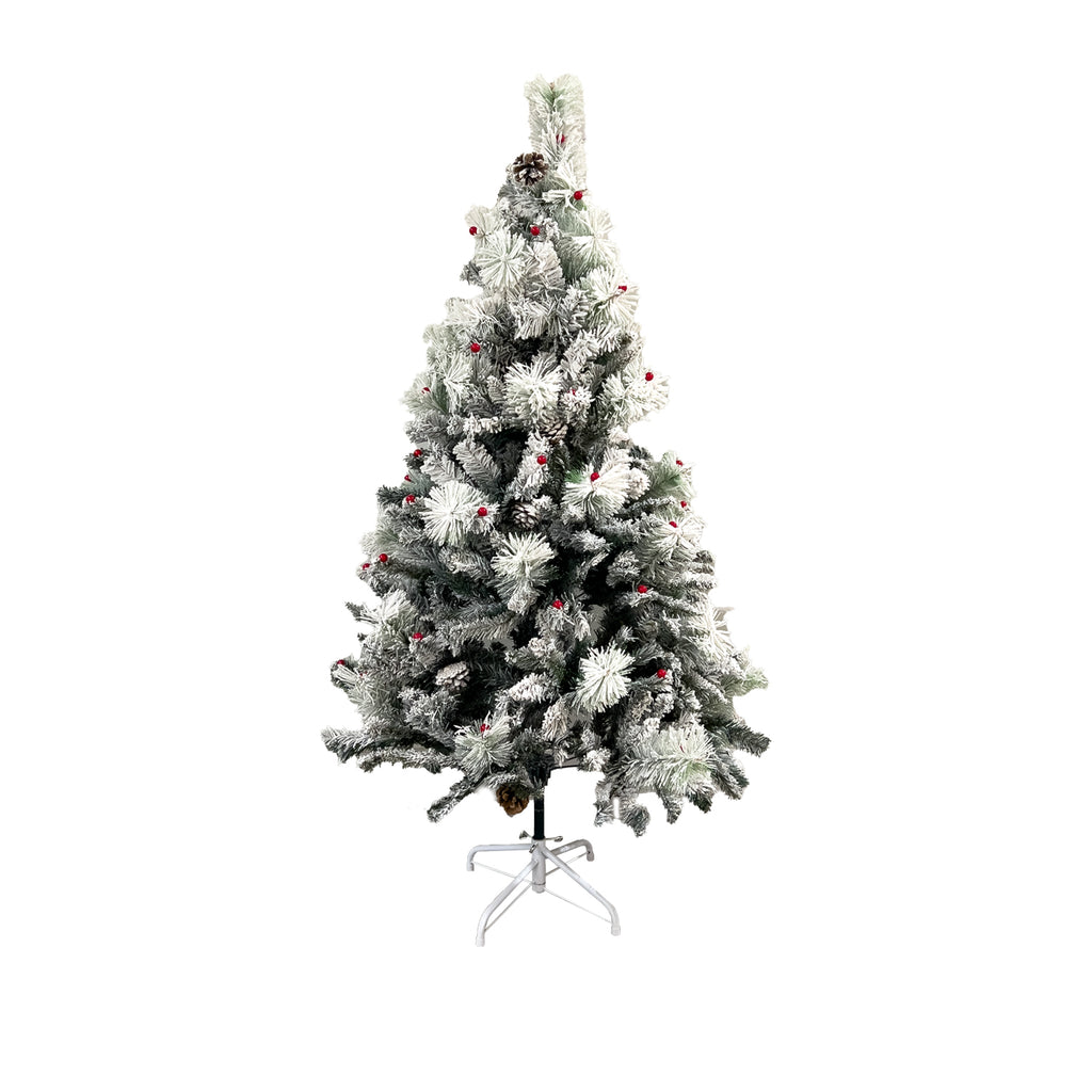 Árbol navidad nevado 150cm 464 ramas