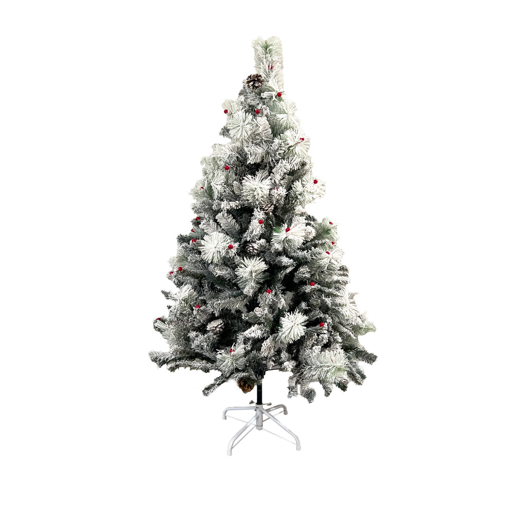 Árbol navidad nevado 180cm 780 ramas