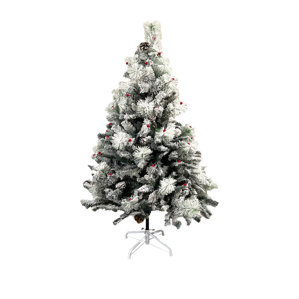 Árbol navidad nevado 210cm 1068 ramas