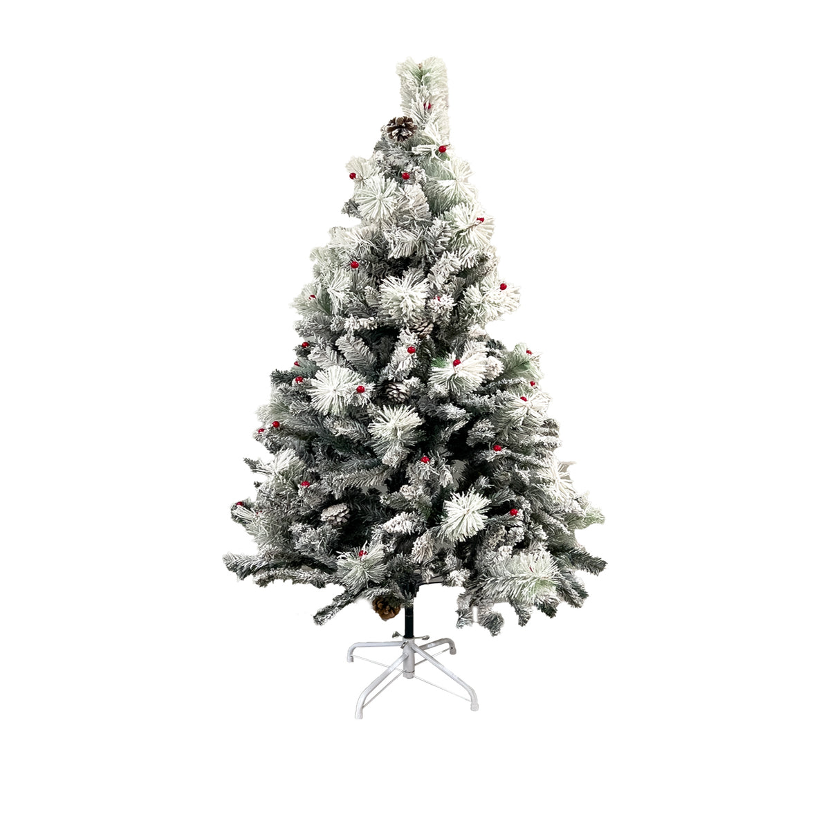 Árbol navidad nevado 210cm 1068 ramas