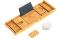 Bandeja extensible para bañera bambú