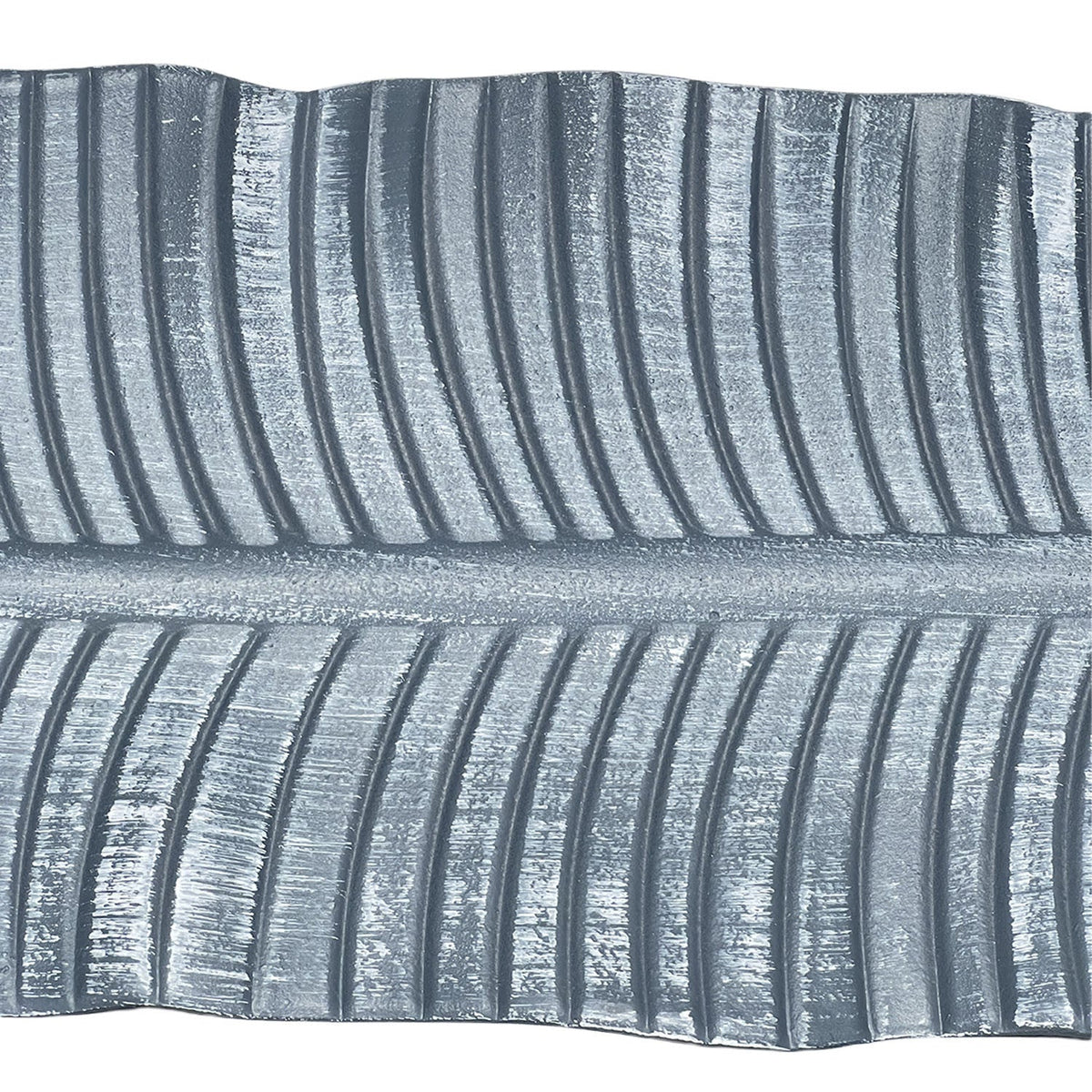 Bandeja hoja ondas 37x14cm plástica gris
