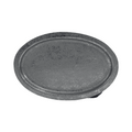 Bandeja ovalada plateada 23,5x15x1cm