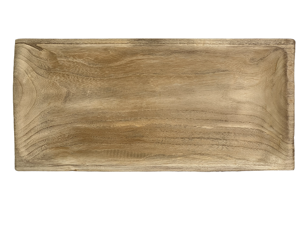 Bandeja rectangular madera 43x23x5cm
