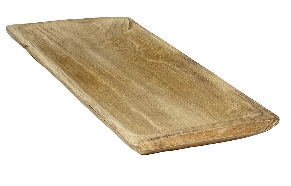 Bandeja rectangular madera 43x23x5cm