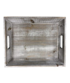 Bandeja rectangular  madera gastada