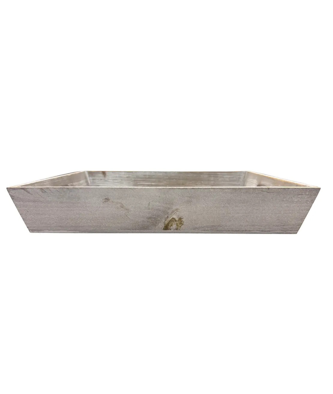 Bandeja rectangular  madera gastada