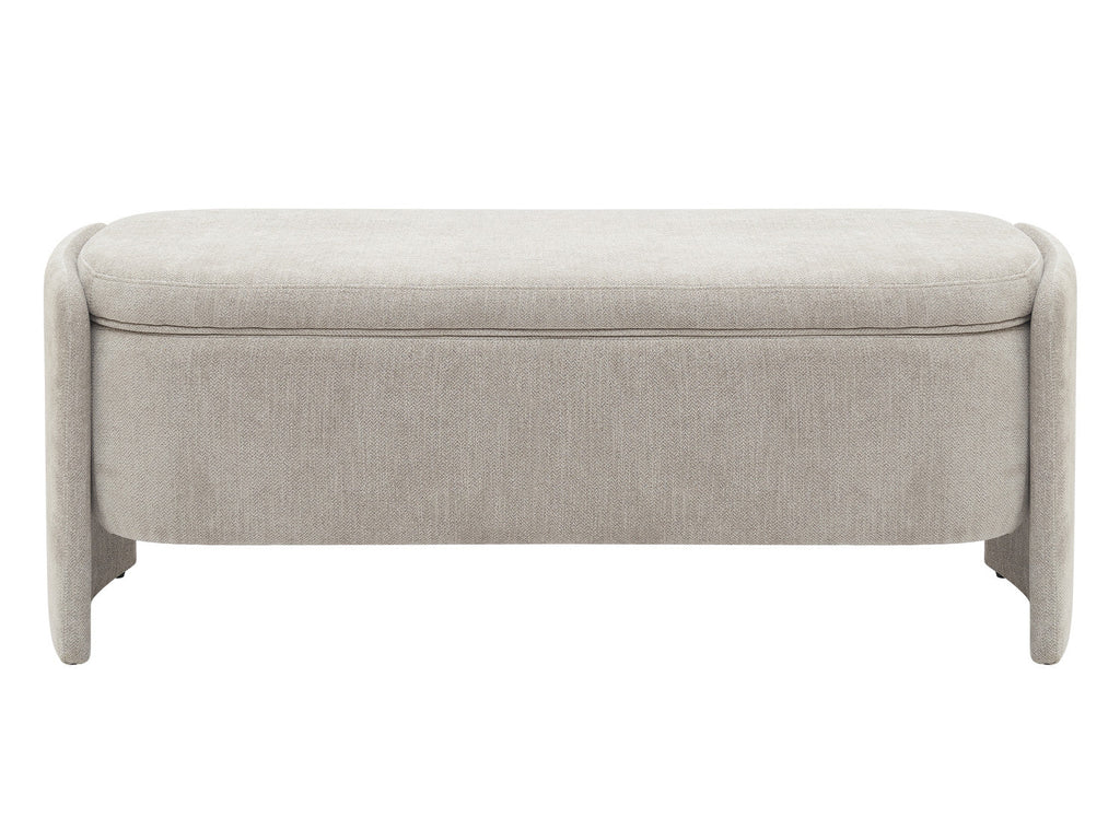 Banqueta con almacenaje Orsay gris