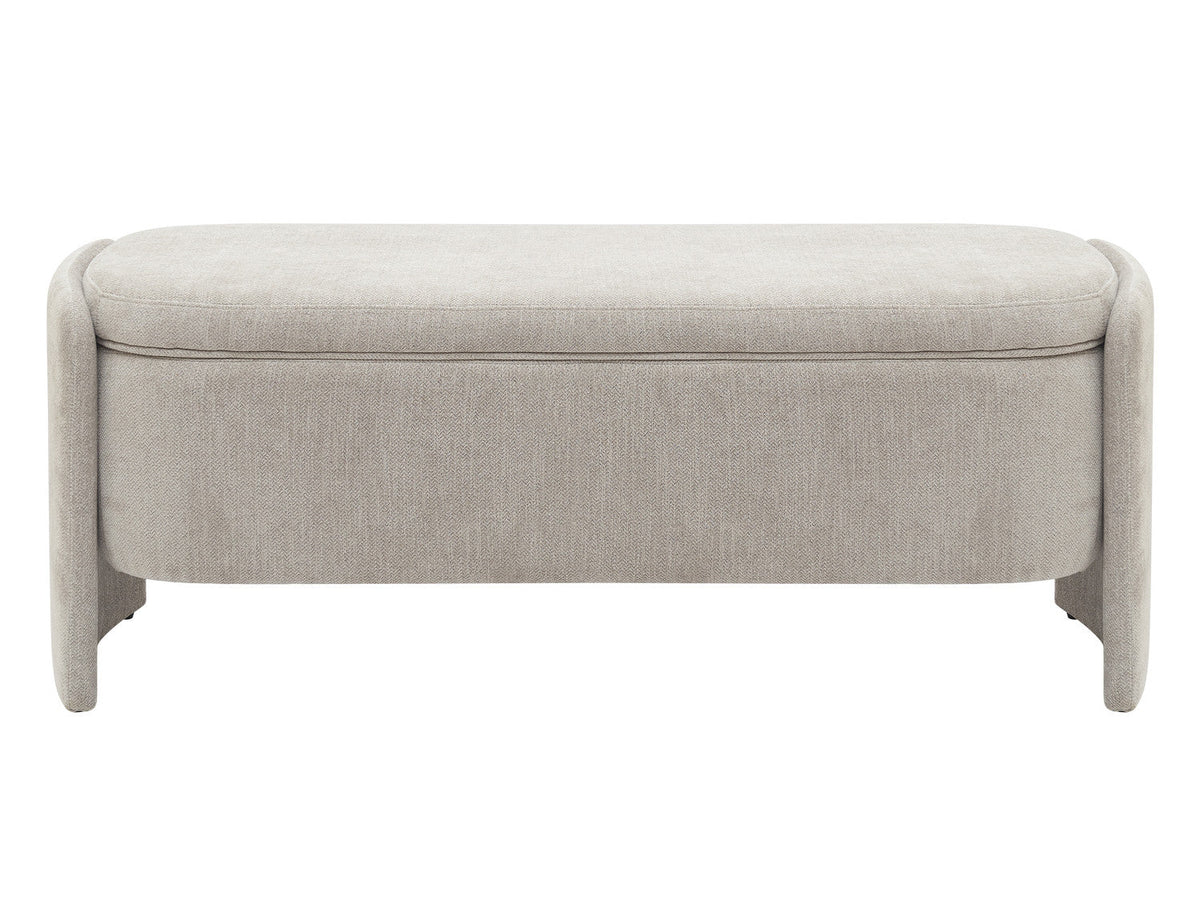 Banqueta con almacenaje Orsay gris