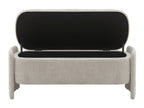Banqueta con almacenaje Orsay gris