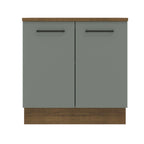 Base cocina Agata gris 2 puertas 80cm