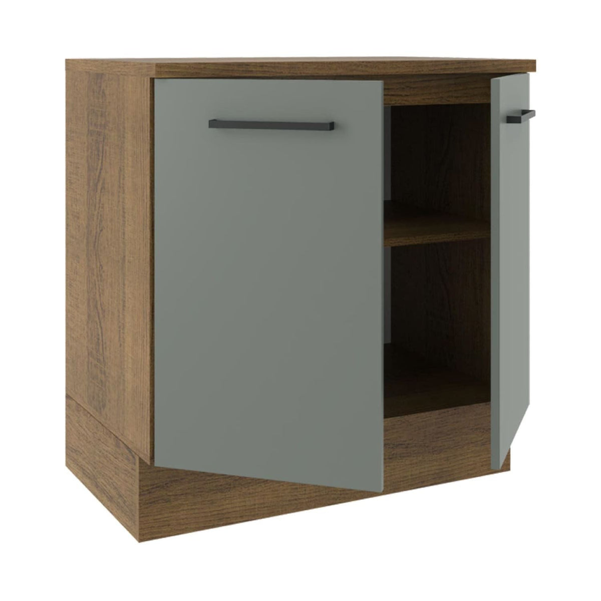 Base cocina Agata gris 2 puertas 80cm