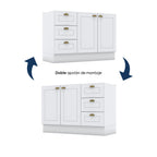 Base cocina Americana blanco 120cm