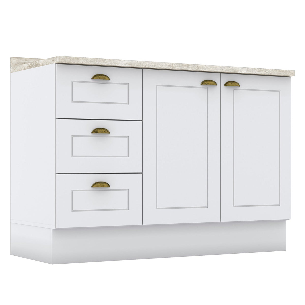Base cocina Americana blanco 120cm