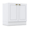 Base cocina Americana blanco 80cm