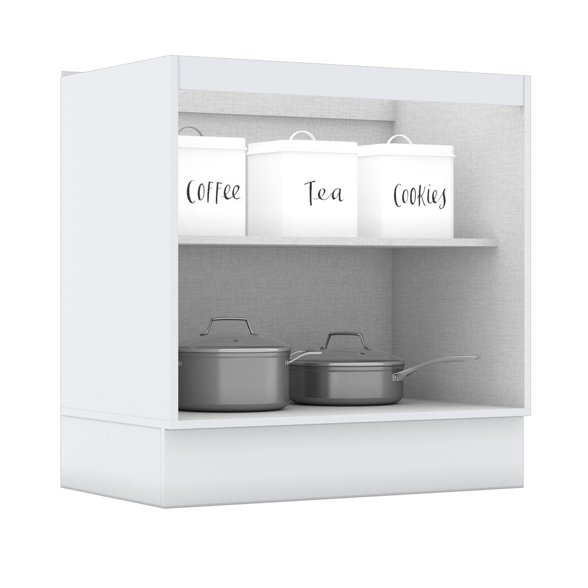 Base cocina Americana blanco 80cm
