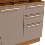 Base cocina Botanic gris 2 puertas 120cm