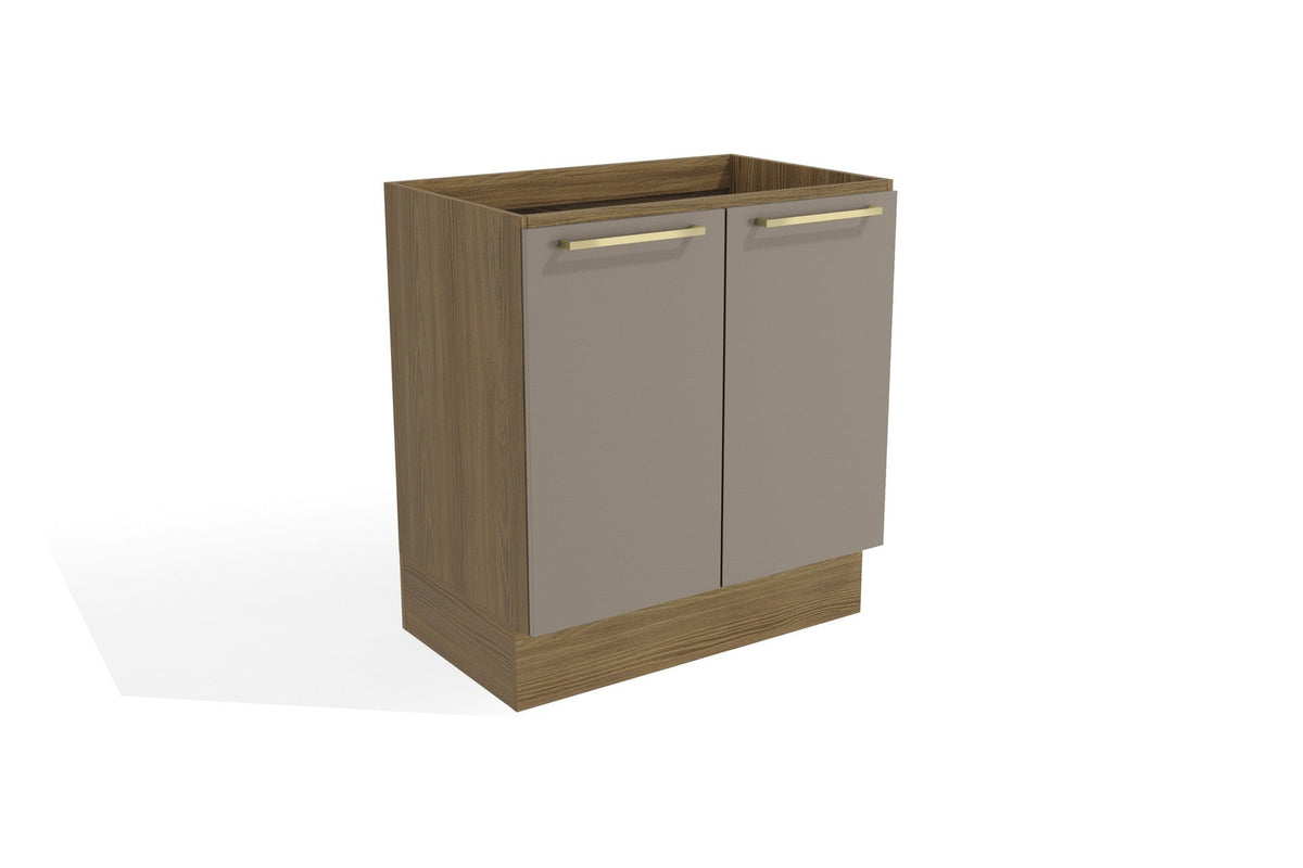 Base cocina Botanic gris 2 puertas 80cm