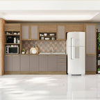 Base cocina Botanic verde 2 puertas 120cm