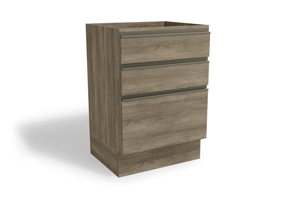 Base cocina Maxxi café 3 cajones 60cm