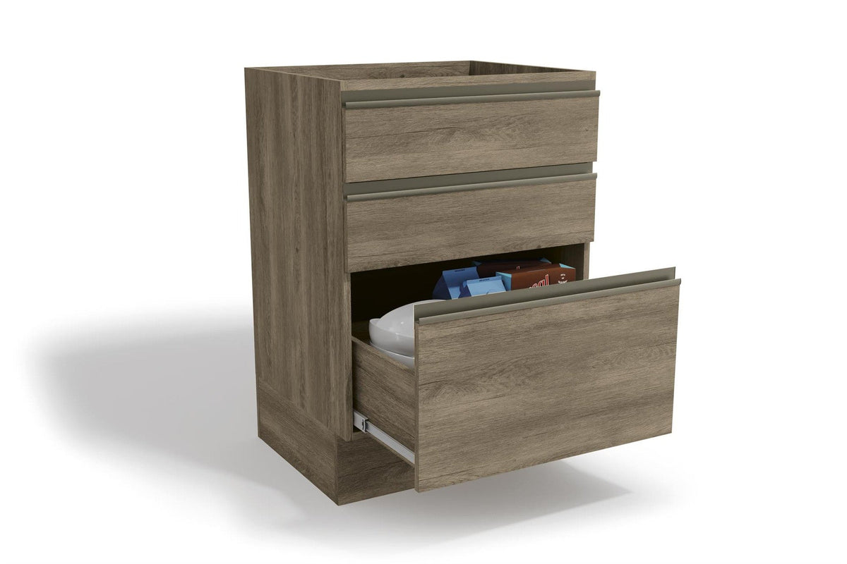 Base cocina Maxxi café 3 cajones 60cm