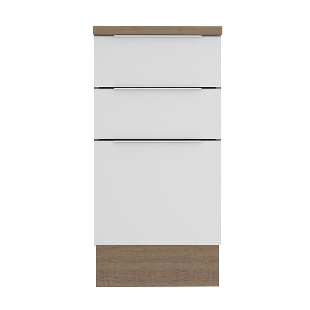 Base cocina Stella blanco 3 cajones 40cm