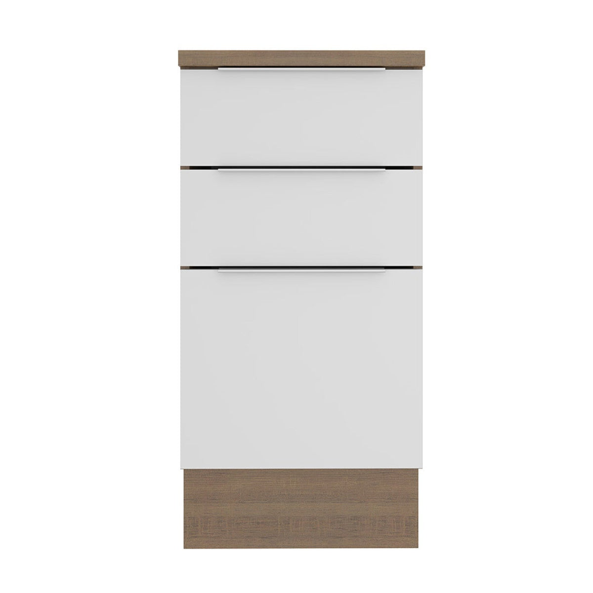 Base cocina Stella blanco 3 cajones 40cm