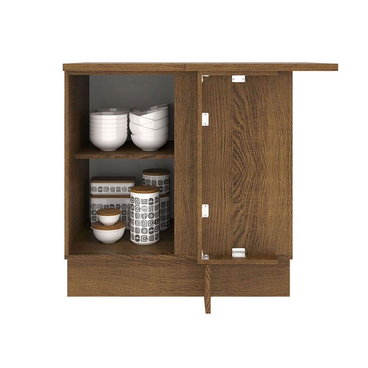 Base esquinero Agata blanco 1 puerta 94cm