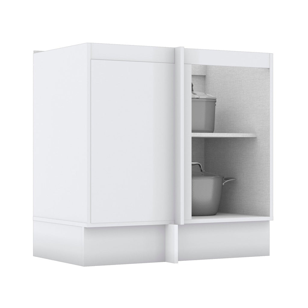 Base esquinero Americana blanco 1 puerta 84cm