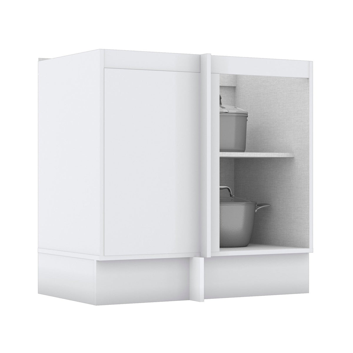 Base esquinero Americana blanco 1 puerta 84cm