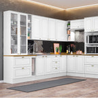 Base esquinero Americana blanco 1 puerta 84cm