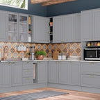 Base esquinero Americana gris 84cm