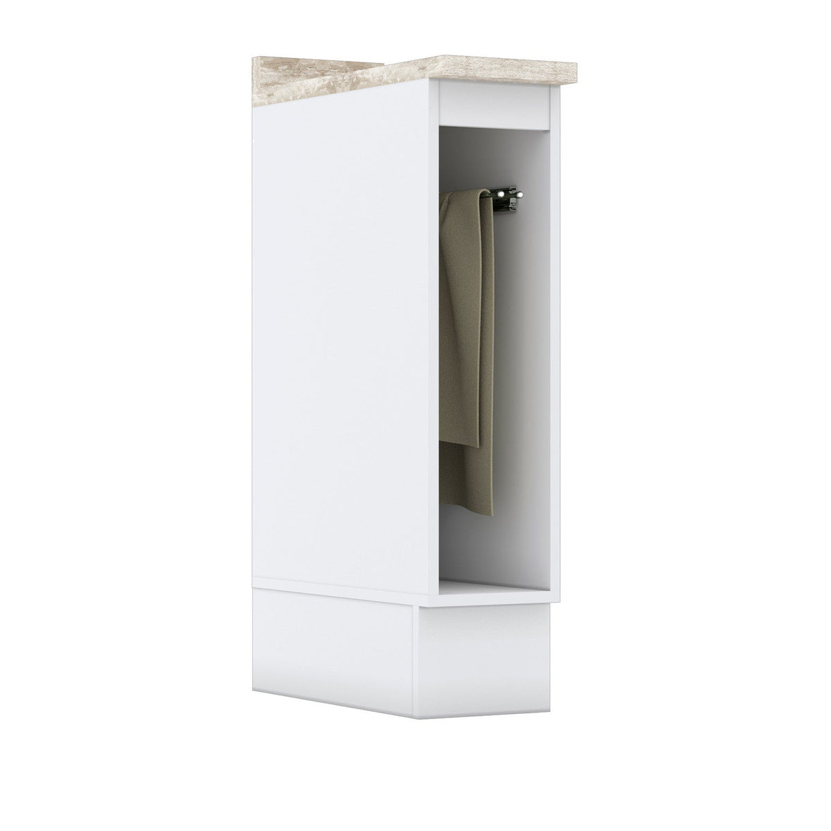 Base toallero Americana blanco