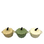 Bowl cerámica calabaza con tapa 10,5cm