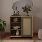 Buffet 1 puerta Charlotte Roble-Menta