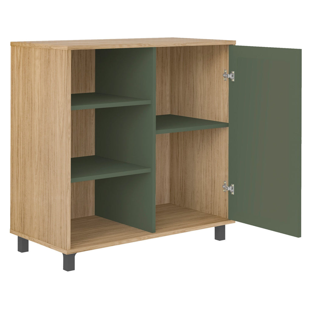 Buffet 1 puerta Charlotte Roble-Menta